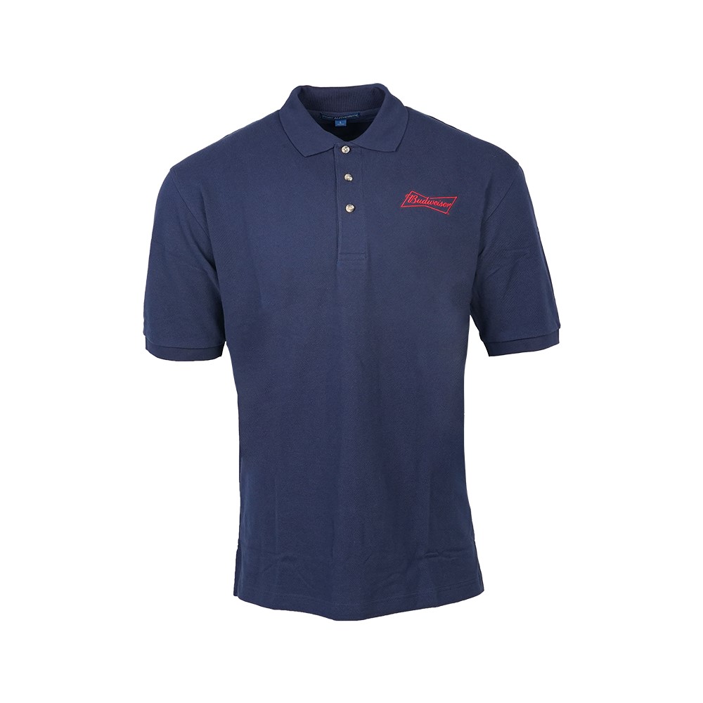 Budweiser Mens 100% Cotton Knit Polo