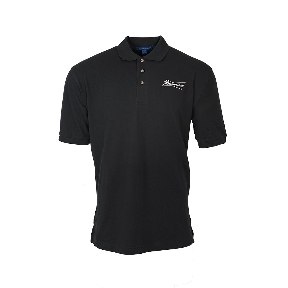 Budweiser Mens 100% Cotton Knit Polo