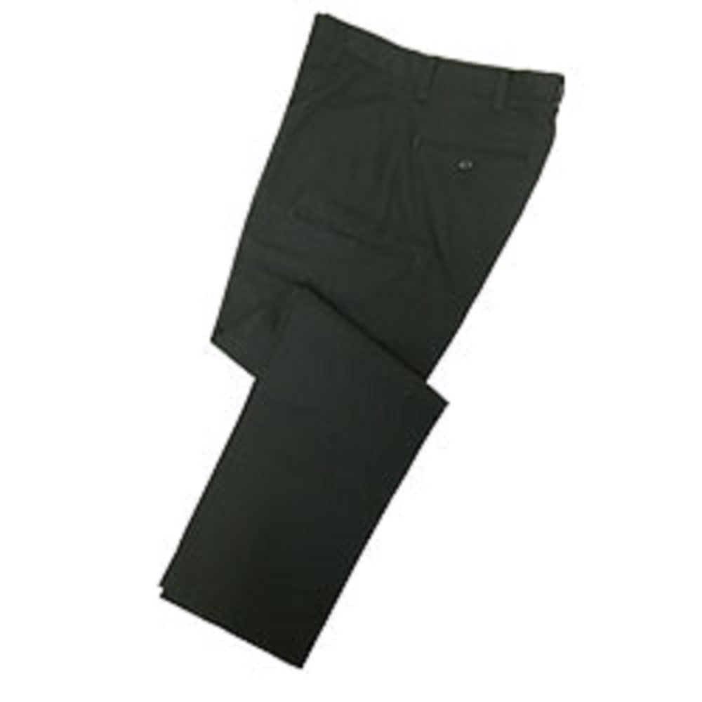 Men's Flat Front Pants with Side Pockets