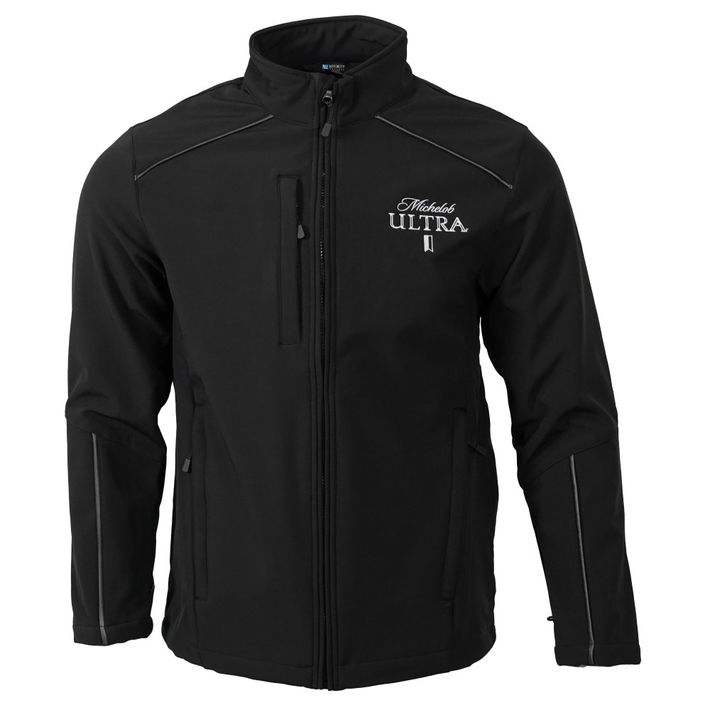 Unisex Water Repellent Softshell Jacket w/ Michelob Ultra